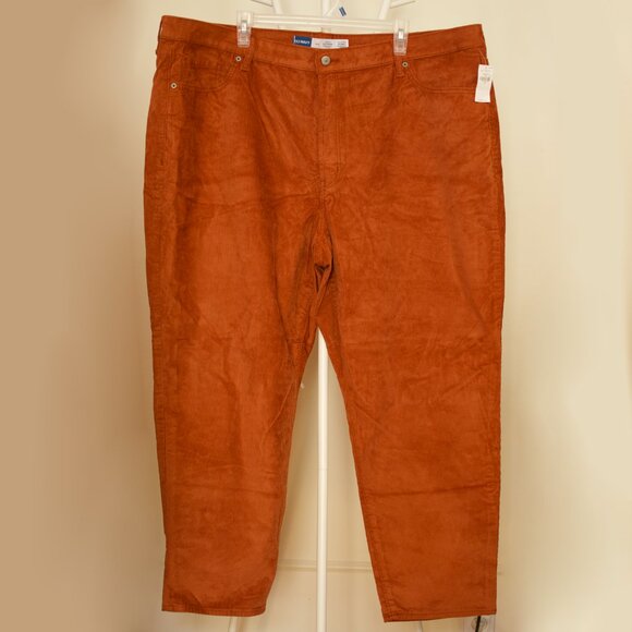 Corduroy Rust Old Navy Pants / Size 24 / Plus Size - Picture 1 of 4
